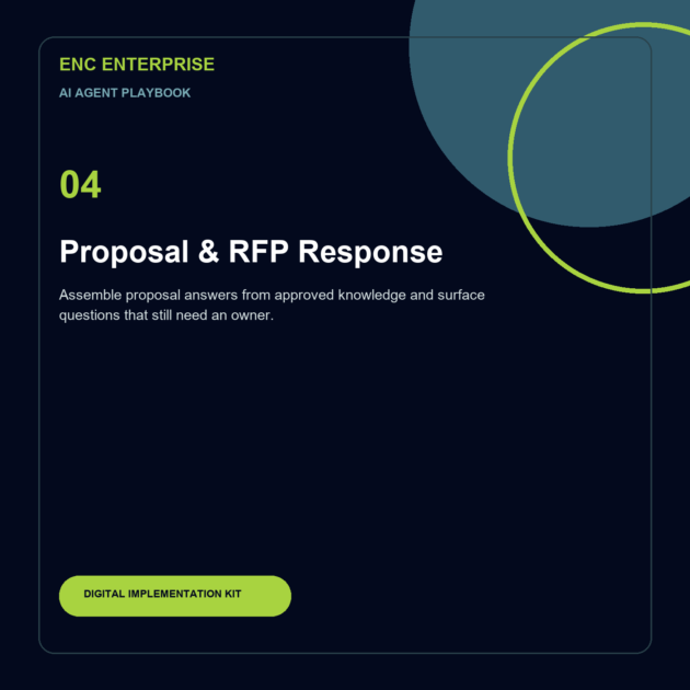 Proposal & RFP Response — AI Agent Playbook