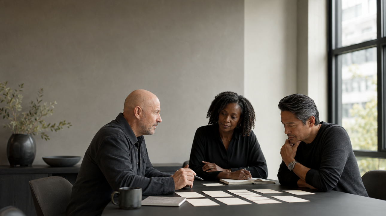 Marketing advisor working with business leaders on go-to-market strategy