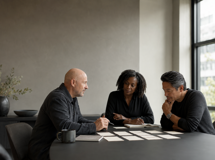 Marketing advisor working with business leaders on go-to-market strategy
