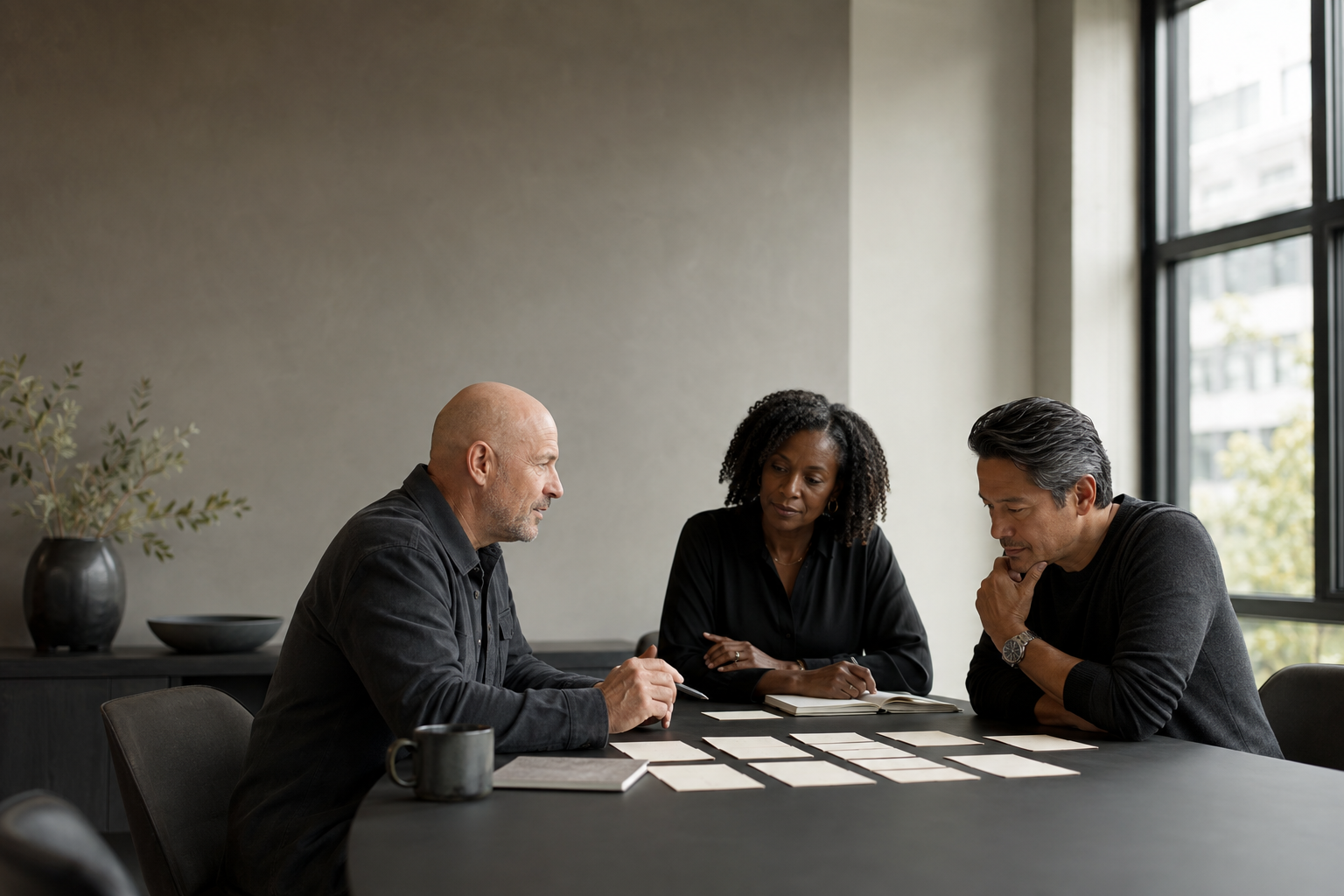 Marketing advisor working with business leaders on go-to-market strategy