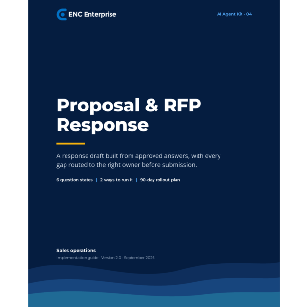 Proposal and RFP Response AI Agent Playbook Version 2.0 cover