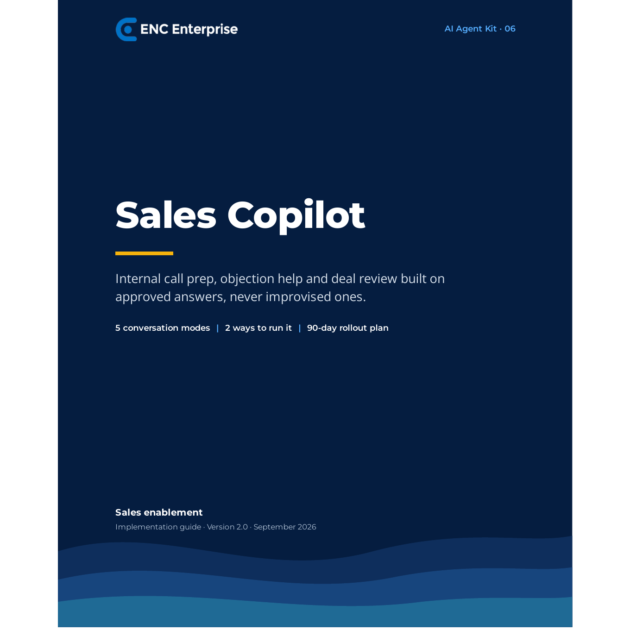 Sales Copilot AI Agent Playbook cover